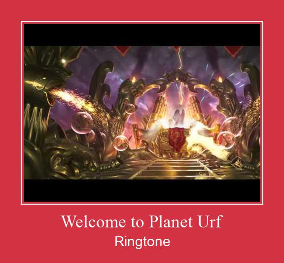 Welcome To Planet Urf ರಿಂಗ್ಟೋನ್ ಡೌನ್ಲೋಡ್ ಉಚಿತ