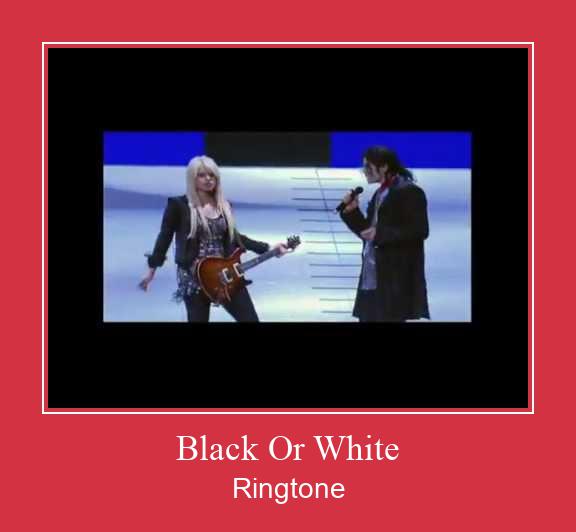 Black Or White צלצול הורד חינם