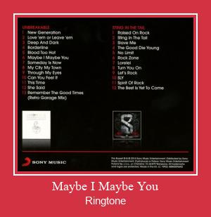 Maybe I Maybe You Suoneria Download gratuito.