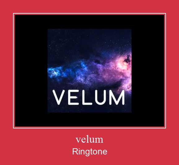 Velum צלצול הורד חינם