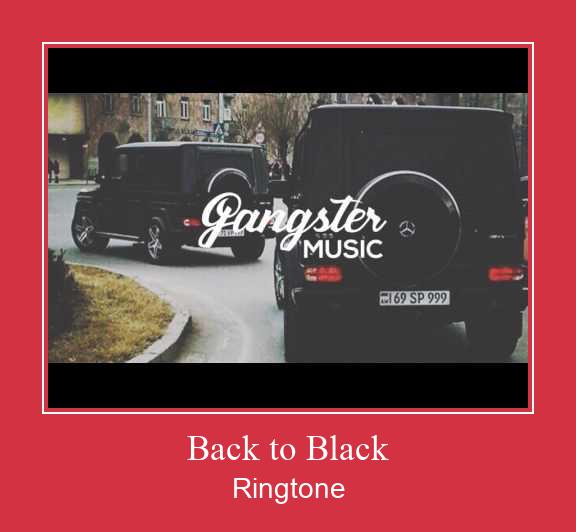 Back To Black צלצול הורד חינם