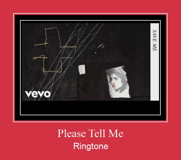Please Tell Me צלצול הורד חינם