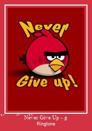 Never Give Up - G צלצול הורד חינם
