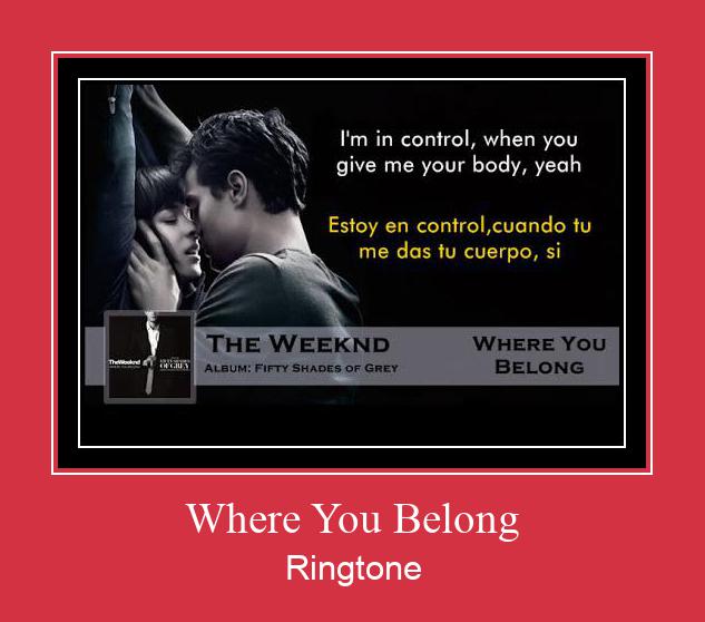 Where You Belong Ringtone allalaadimine tasuta
