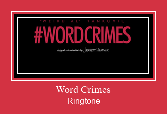 Word Crimes Suoneria Download gratuito.