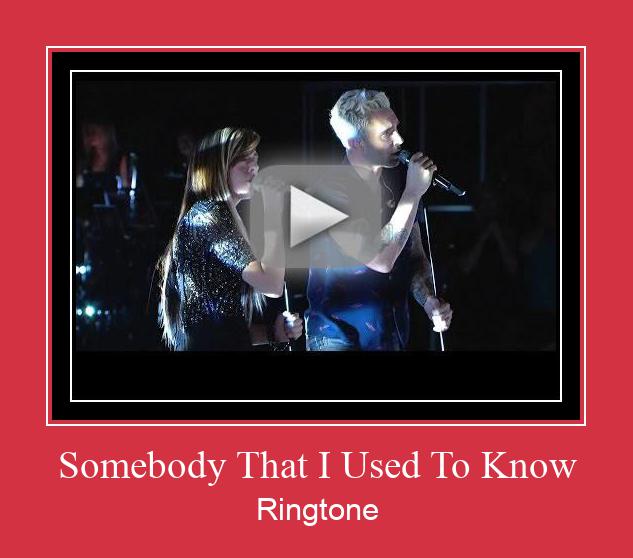 Somebody That I Used To Know Zvonenie Download Free