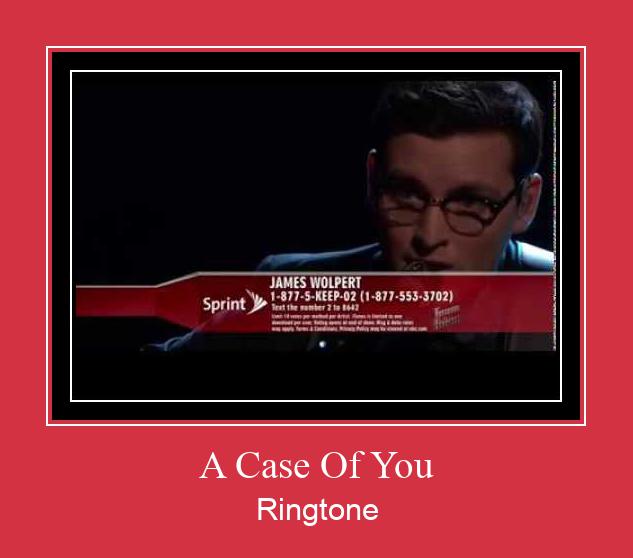 A Case Of You Ringtone download gratis