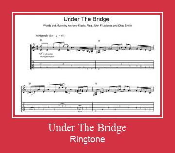 Under The Bridge  ரிங்டோன் பதிவிறக்க இலவச