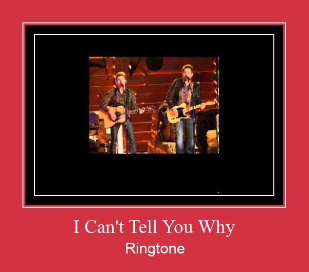 I Can't Tell You Why ringtone دانلود رایگان