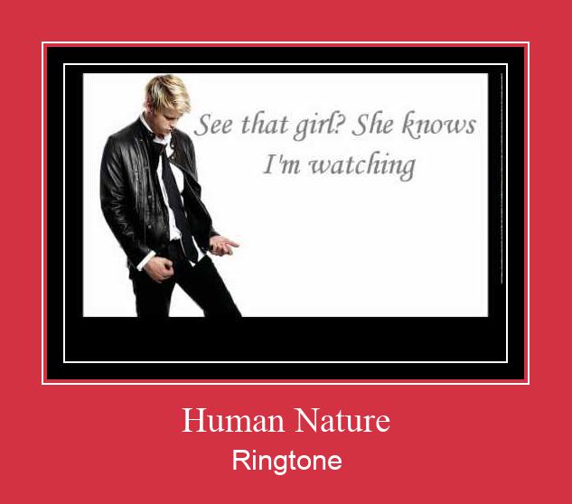 Human Nature Рингтон Скачать бесплатно