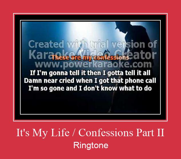 It's My Life / Confessions Part II ringtone دانلود رایگان