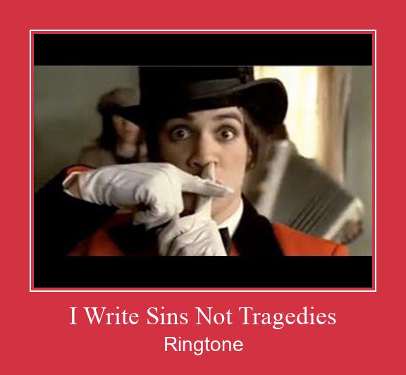 I Write Sins Not Tragedies Ringtone allalaadimine tasuta