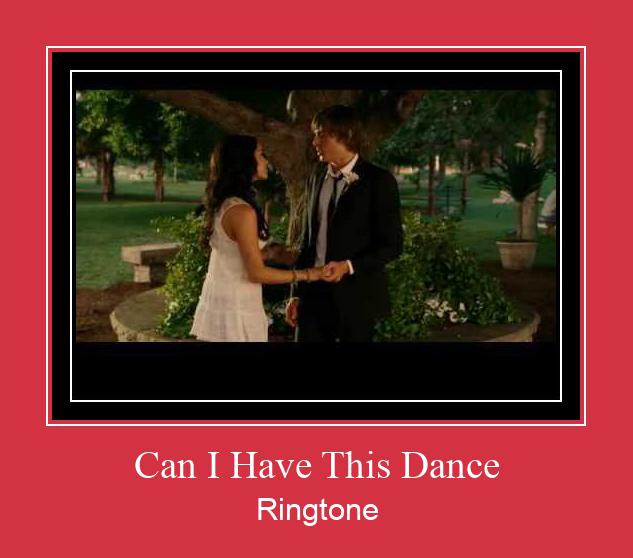 Can I Have This Dance ringtone دانلود رایگان