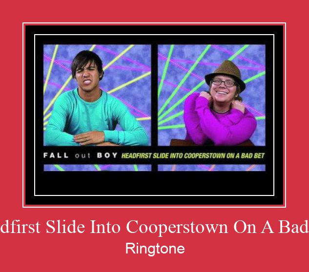 Headfirst Slide Into Cooperstown On A Bad Bet Nada Dering Unduh gratis