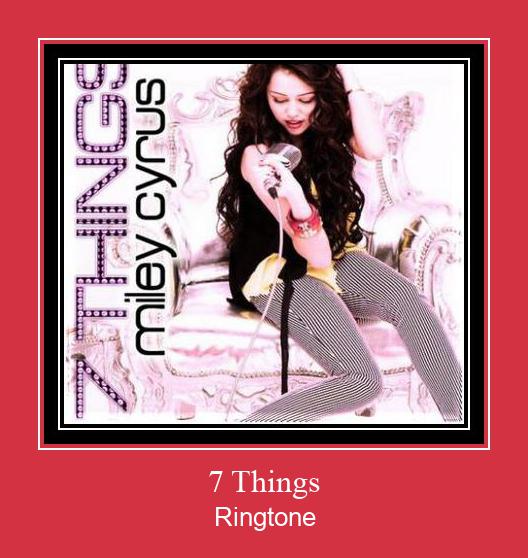 7 Things Ringetone Download GRATIS.