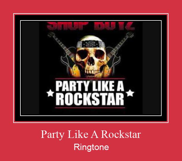 Party Like A Rockstar Suoneria Download gratuito.