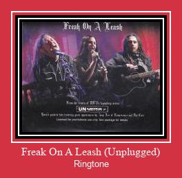 Freak On A Leash (Unplugged) Téléchargement de sonnerie GRATUIT