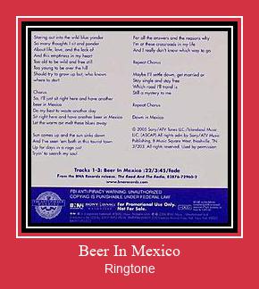 Beer In Mexico Suoneria Download gratuito.