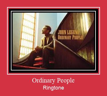 Ordinary People Ringtone Download Besplatno