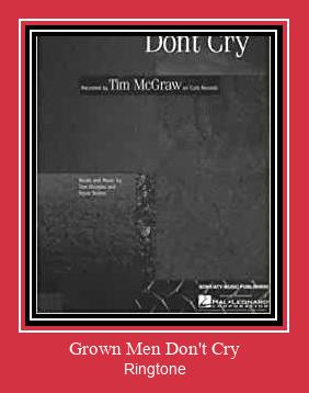 Grown Men Don't Cry Ringtone Download Free