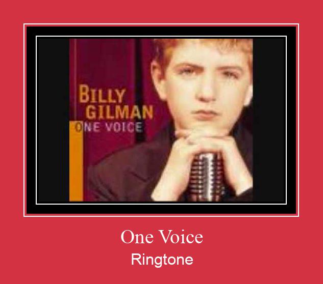 One Voice Zil sesi indir ücretsiz