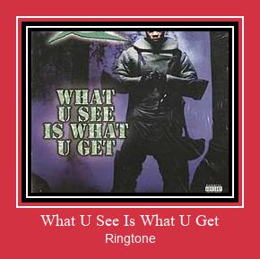 What U See Is What U Get Ringtone Last ned gratis