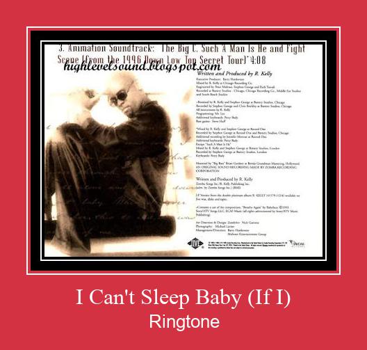 I Can't Sleep Baby (If I) צלצול הורד חינם