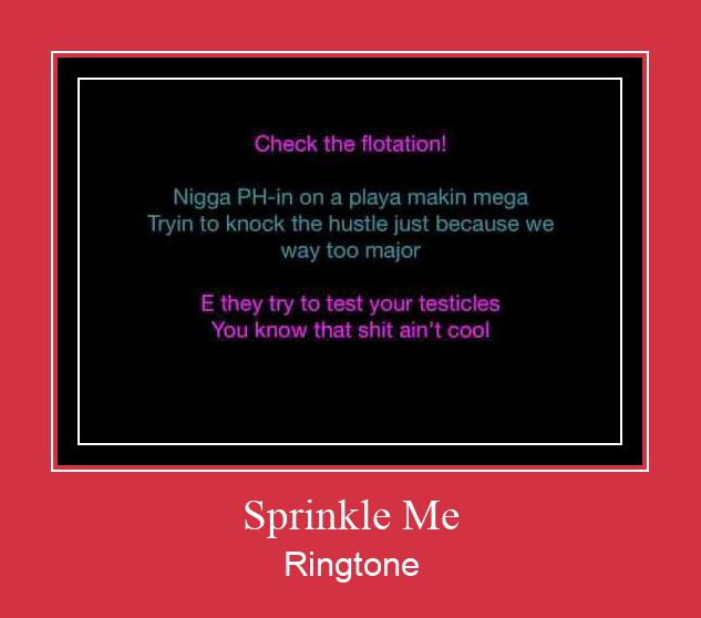 Sprinkle Me Zvonenie Download Free