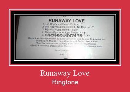 Runaway Love Ringtone allalaadimine tasuta