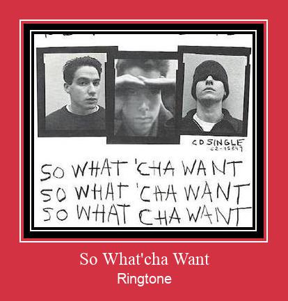So What'cha Want Ringtone Download pulsuz