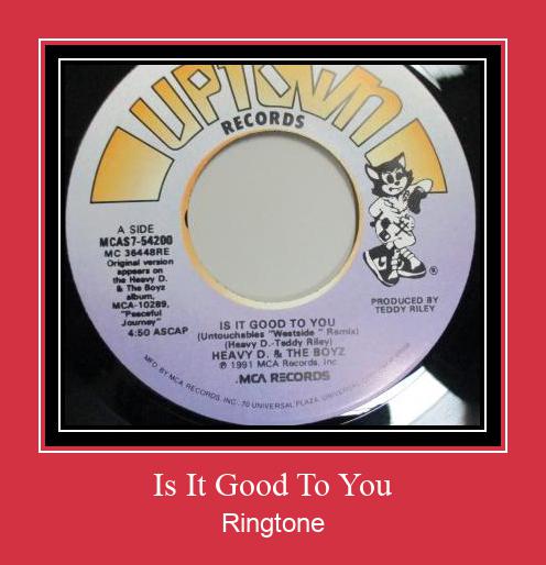 Is It Good To You Ringtone Download Besplatno