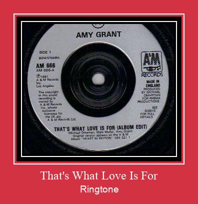 That's What Love Is For Ringtone download gratis