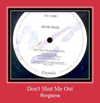 Don't Shut Me Out Csengőhang letöltés ingyenes