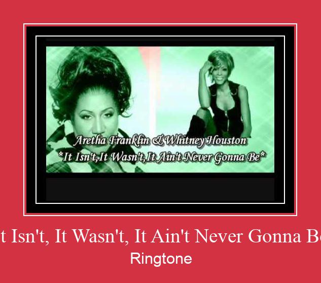 It Isn't, It Wasn't, It Ain't Never Gonna Be Klingelton kostenlos downloaden.