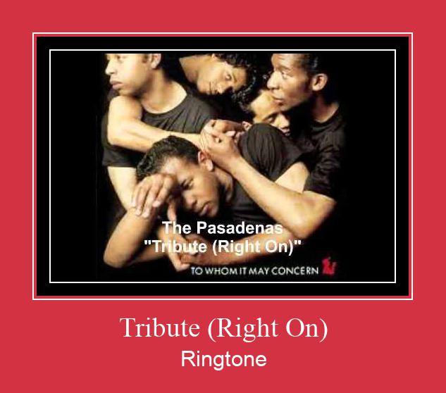 Tribute (Right On) Ringtone Download Proste.