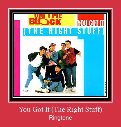 You Got It (The Right Stuff) Vyzvánění ke stažení zdarma