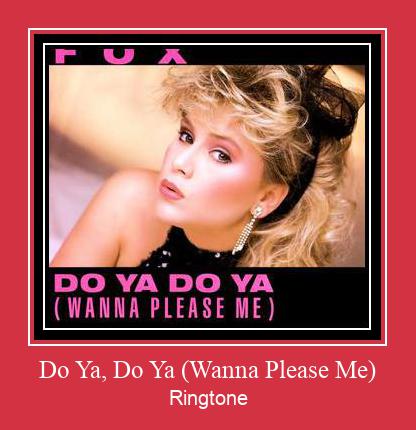 Do Ya, Do Ya (Wanna Please Me) Ringtone Download Proste.