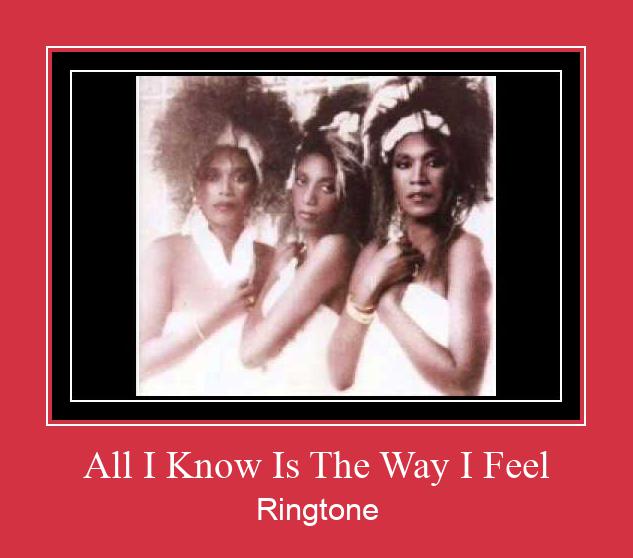 All I Know Is The Way I Feel Suoneria Download gratuito.