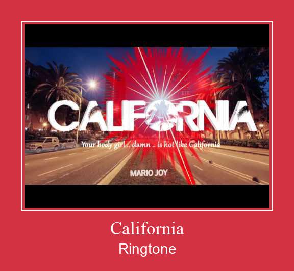 California ரிங்டோன் பதிவிறக்க இலவச