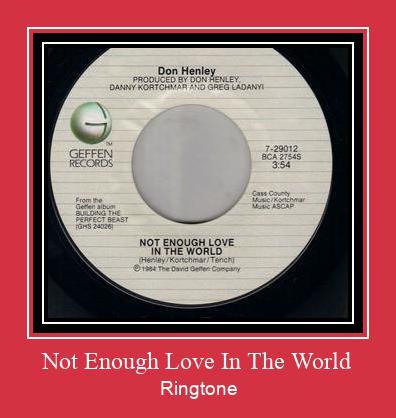 Not Enough Love In The World Ringtone Muat turun percuma.