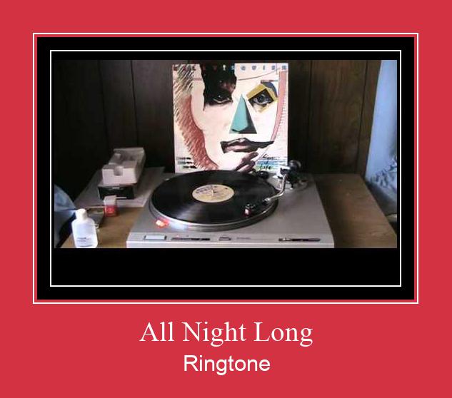 All Night Long Zil sesi indir ücretsiz