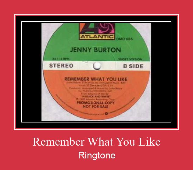 Remember What You Like Ringtone Download Free