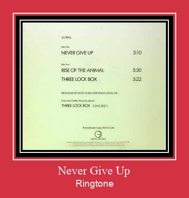 Never Give Up ರಿಂಗ್ಟೋನ್ ಡೌನ್ಲೋಡ್ ಉಚಿತ