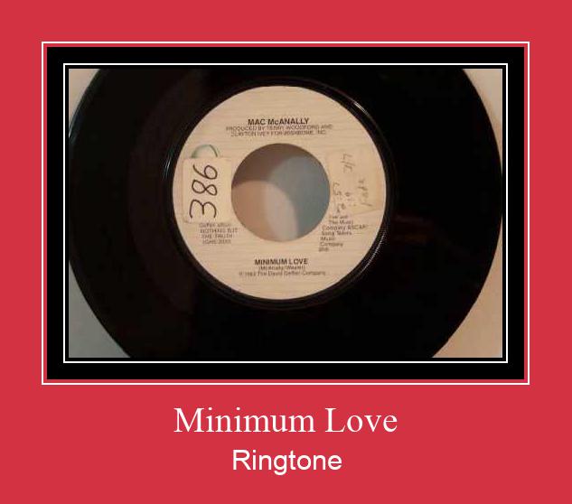 Minimum Love Ringtone Download Proste.