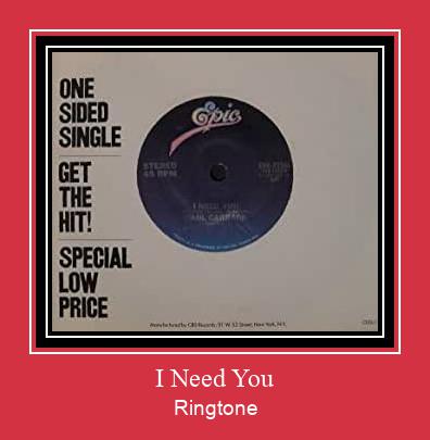 I Need You Ringtone تنزيل مجاني