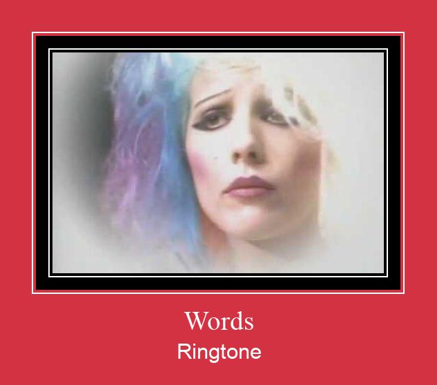 Words Ringtone atsisiųsti nemokamai