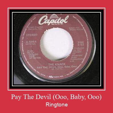 Pay The Devil (Ooo, Baby, Ooo) Ringtone Muat turun percuma.