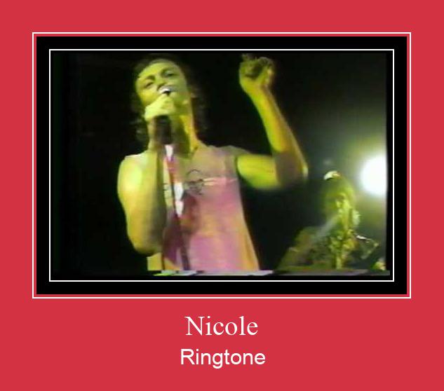 Nicole Ringtone Muat turun percuma.