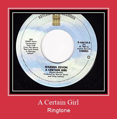 A Certain Girl ดาวน์โหลดริงโทนฟรี