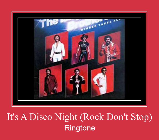 It's A Disco Night (Rock Don't Stop) Téléchargement de sonnerie GRATUIT